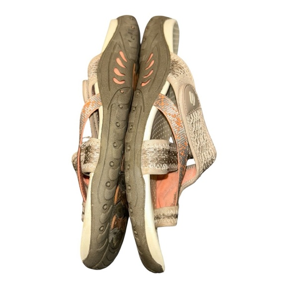 Skechers Reggae Splatter Thong Sandals, #40822, Taupe, Women's US Size 8 - Picture 5 of 9